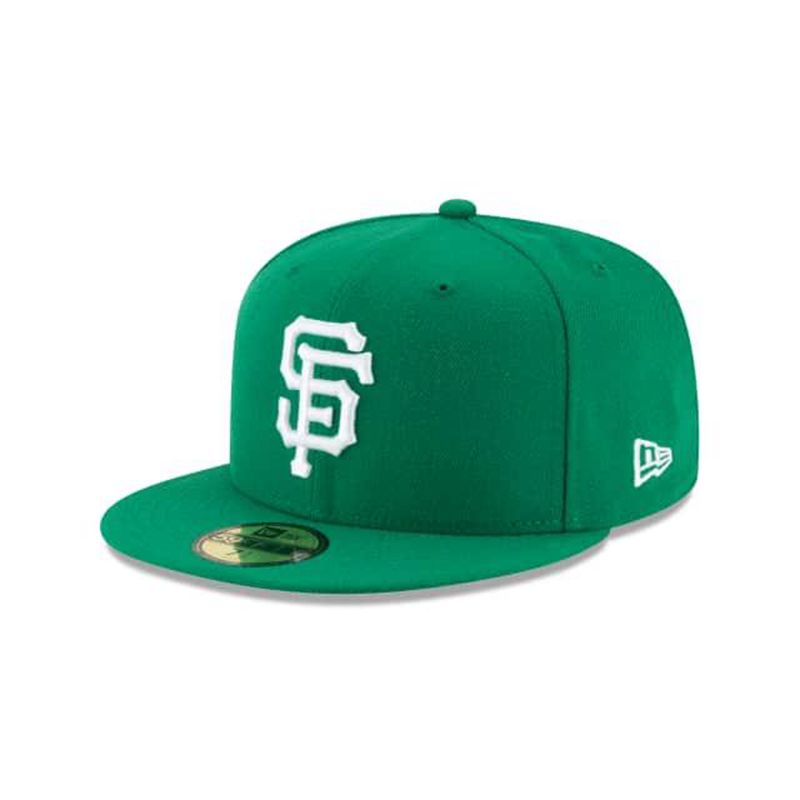 MLB San Francisco Giants Basic 59Fifty Fitted (GIC6576) - Green New Era Caps